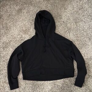 Wild Fable Black Cropped Hoodie